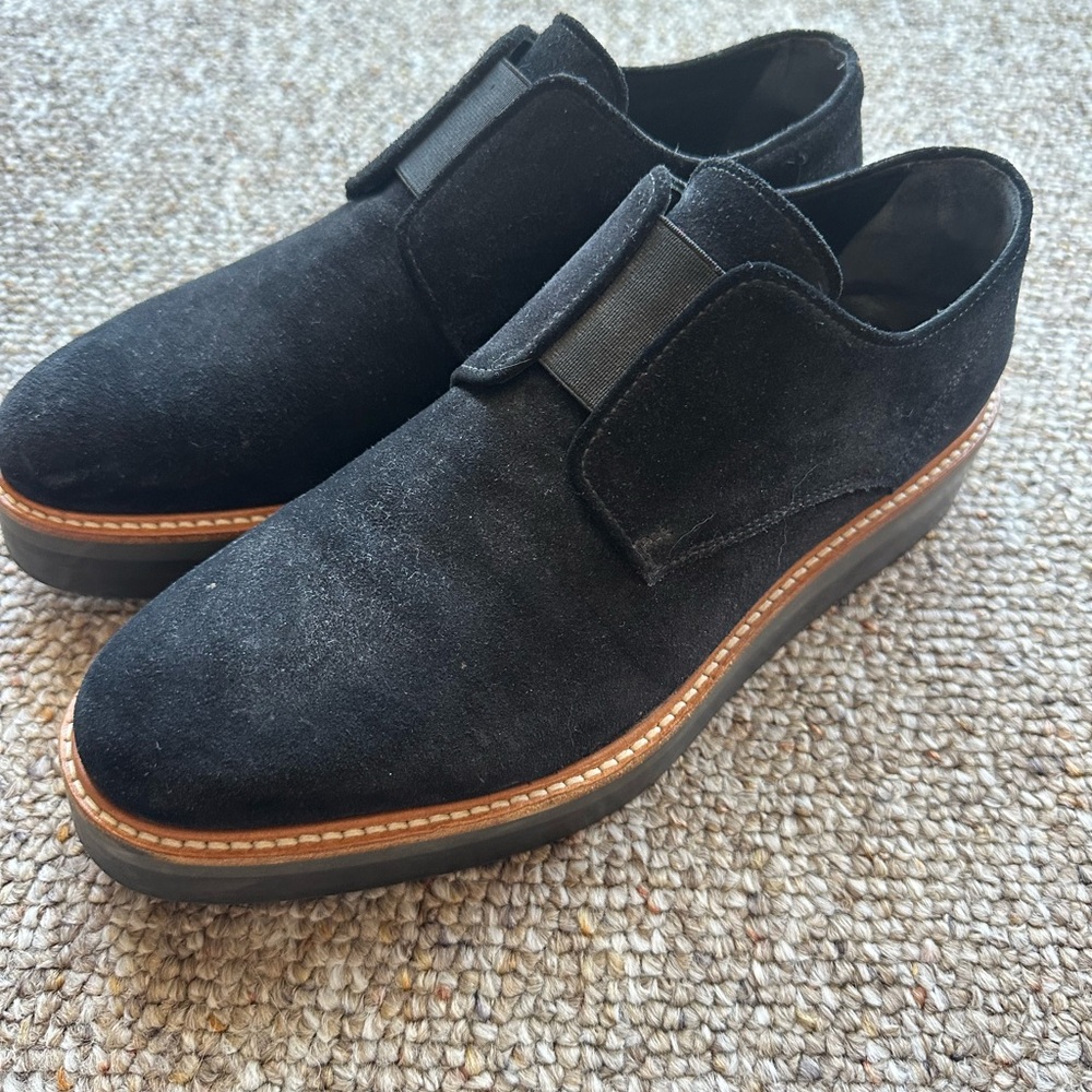 Vince Black Suede Shoes
